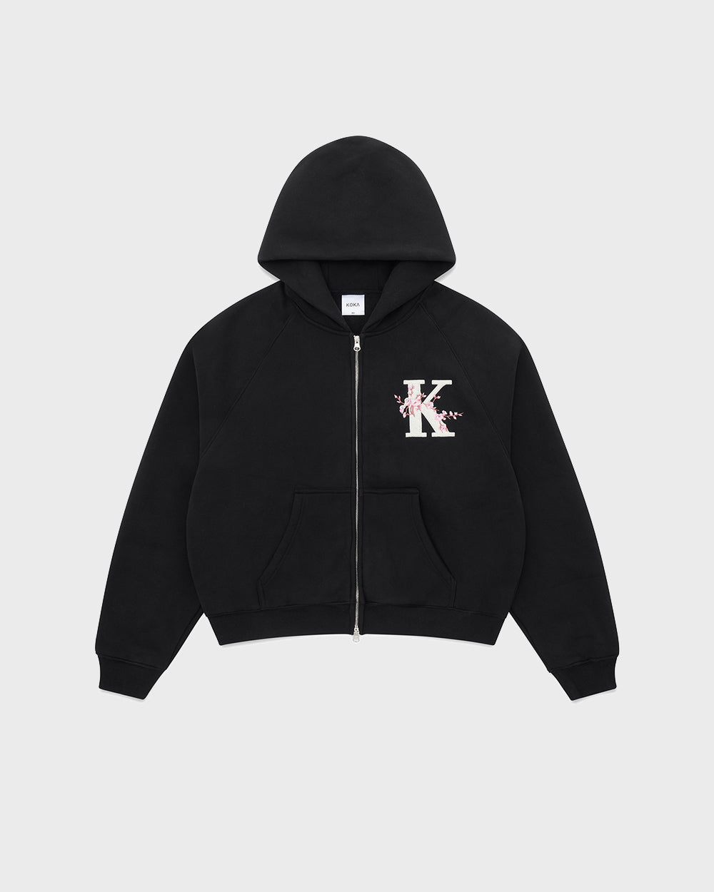 K Blossom Zip Hoodie — Chenille Embroidery | KOKA Dept.