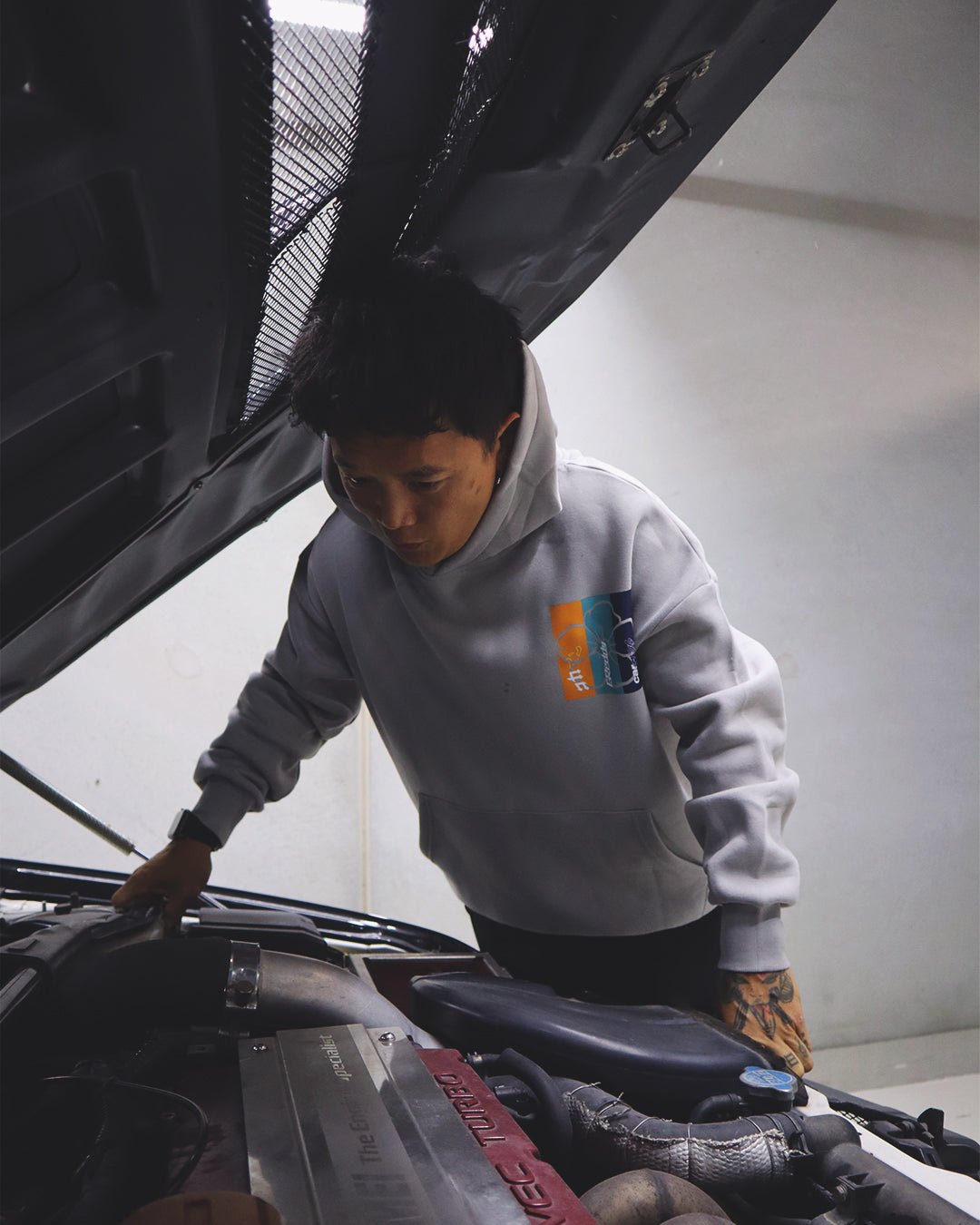 "GReddy" Collab Hoodie // NARDO GREY - KOKA Dept.