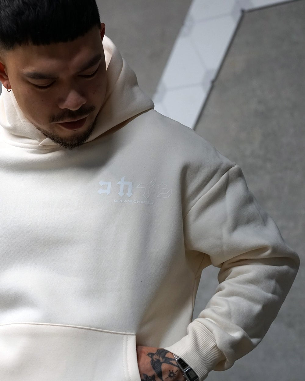 "Dream Chaser" Hoodie // CHAMPIONSHIP WHITE - KOKA Dept.