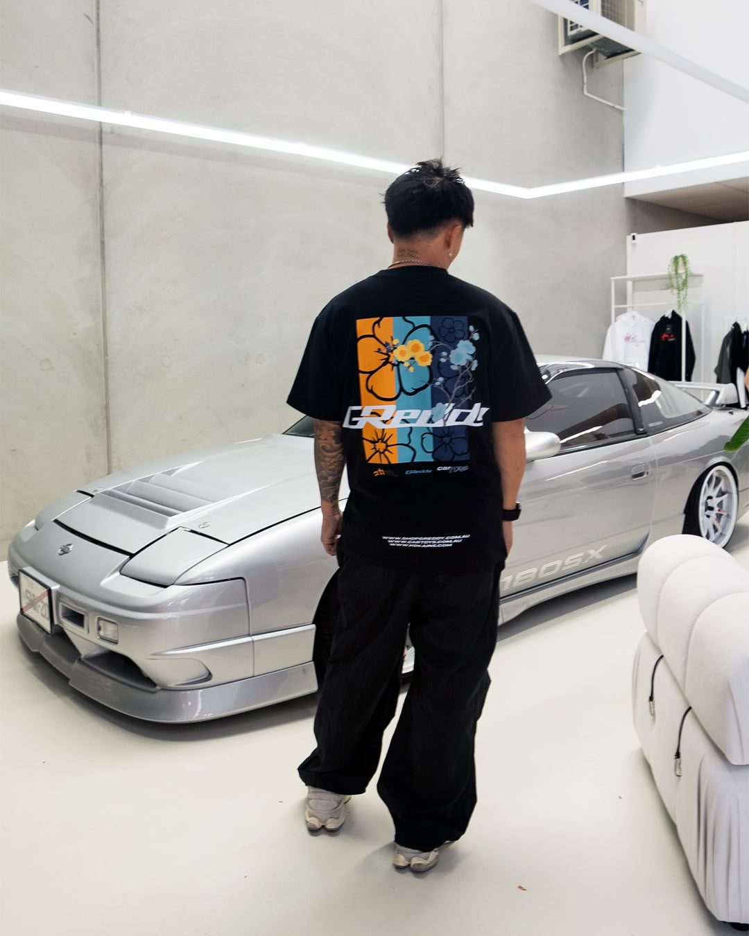 "GReddy" Collab T Shirt // Black