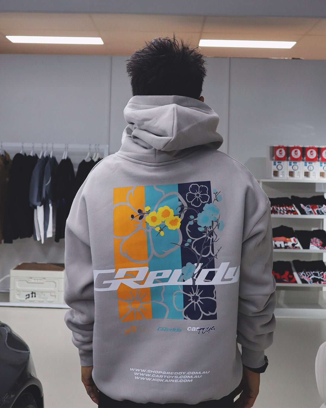 "GReddy" Collab Hoodie // NARDO GREY - KOKA Dept.