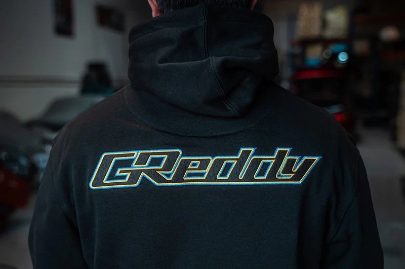 GReddy Tri - color G Logo Pullover Hoodie - Black - KOKA Dept.