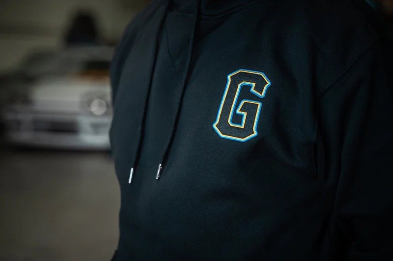GReddy Tri - color G Logo Pullover Hoodie - Black - KOKA Dept.