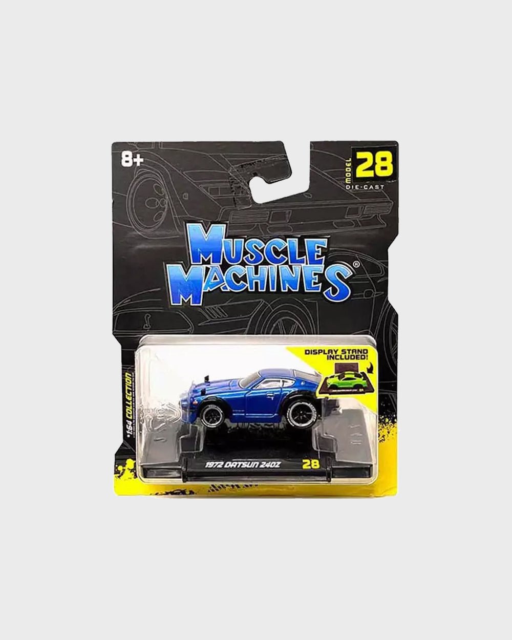Muscle Machines 1:64 1972 Datsun 240Z Blue - KOKA Dept.