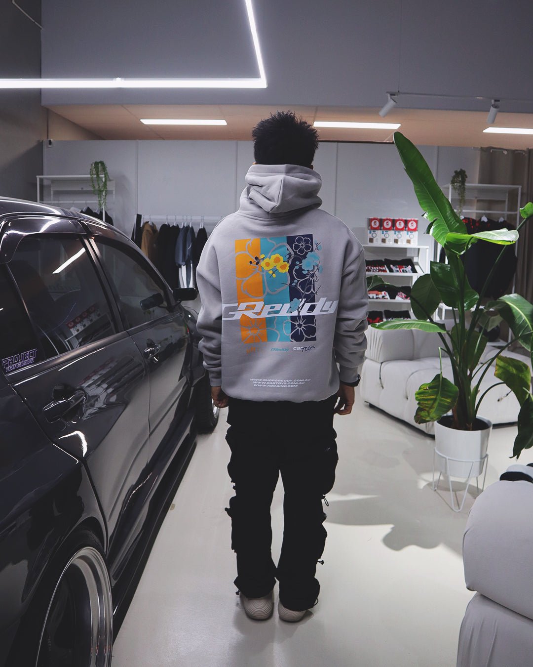 "GReddy" Collab Hoodie // NARDO GREY - KOKA Dept.