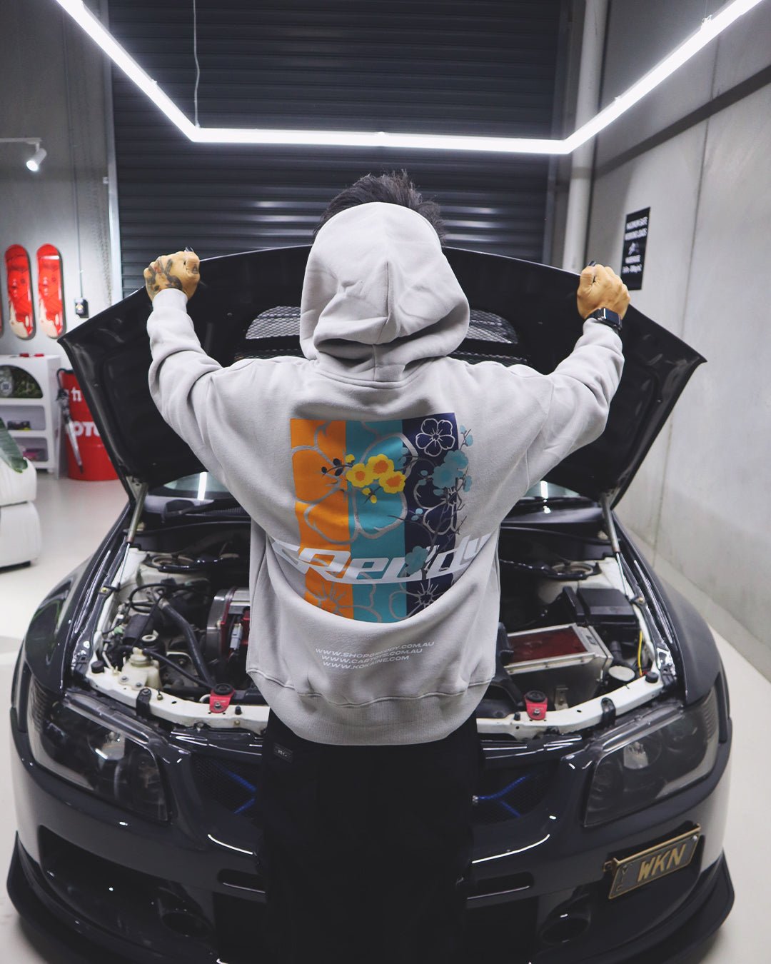 "GReddy" Collab Hoodie // NARDO GREY - KOKA Dept.