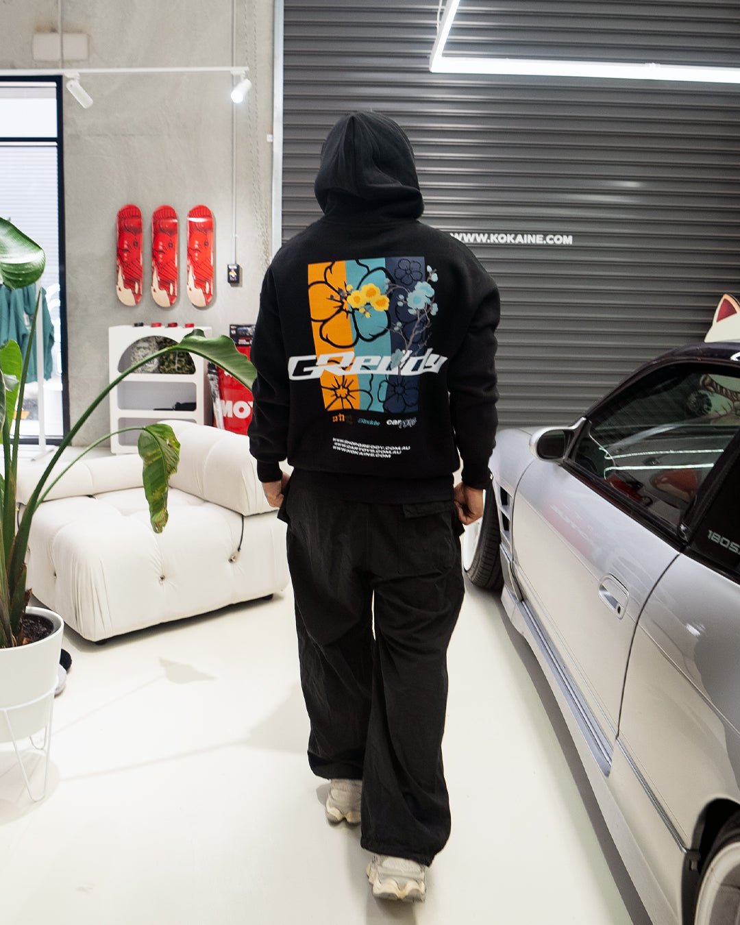 "GReddy" Collab Hoodie // BLACK - KOKA Dept.