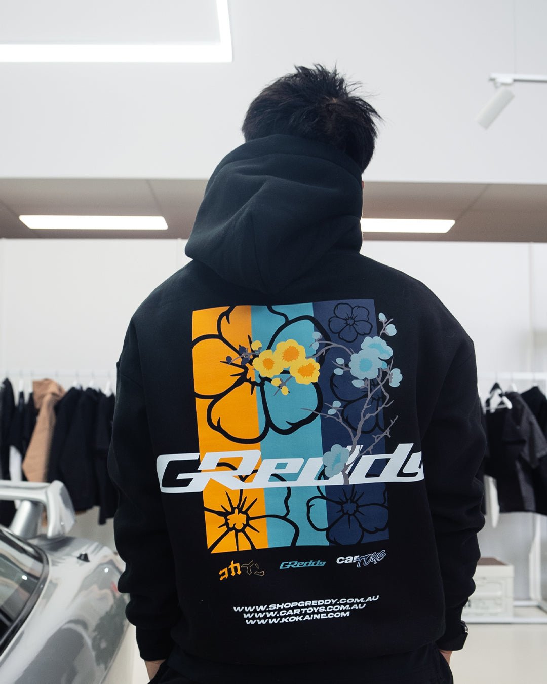 "GReddy" Collab Hoodie // BLACK - KOKA Dept.