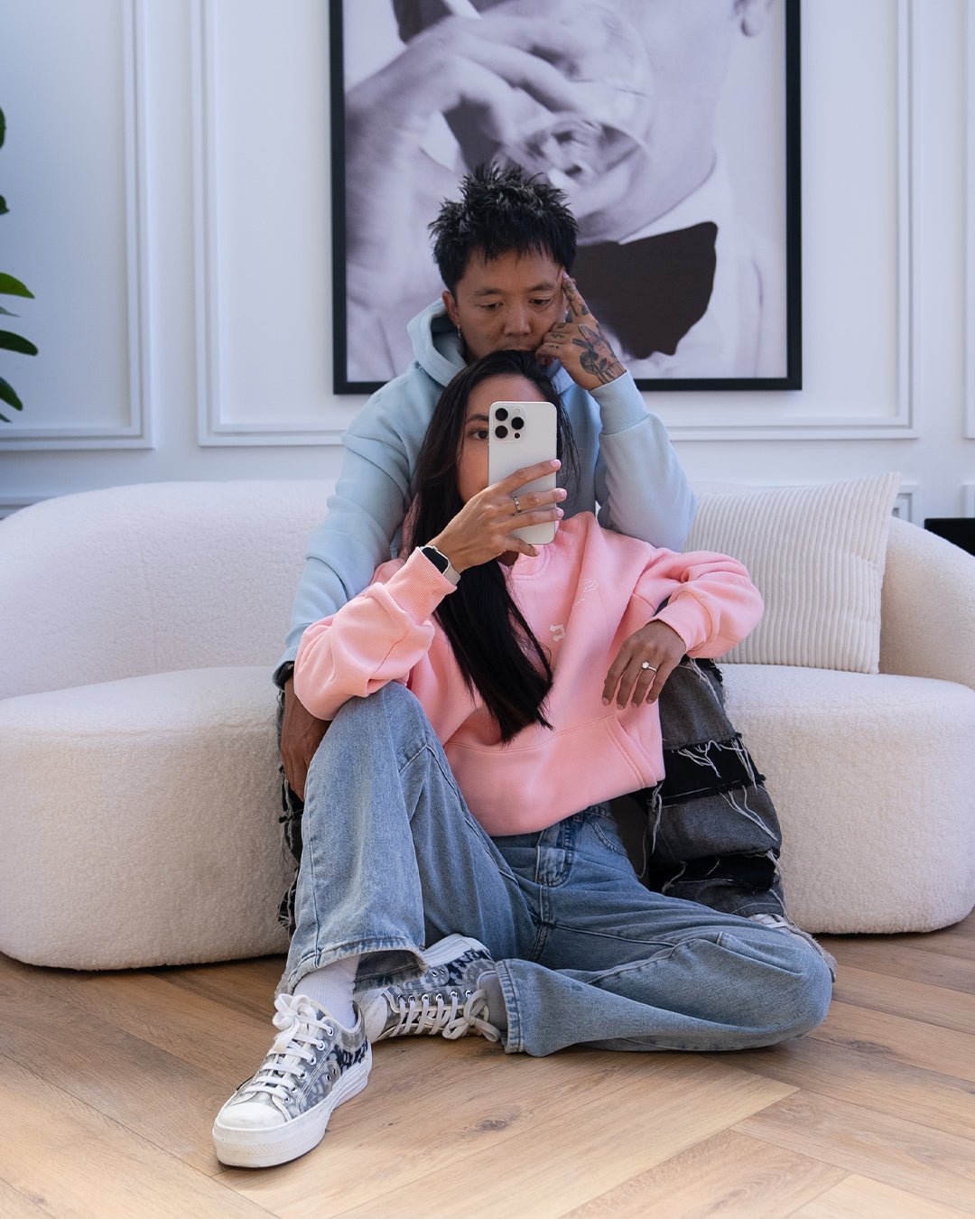 "Dream Chaser" Hoodie // Pastel Pink - KOKA Dept.