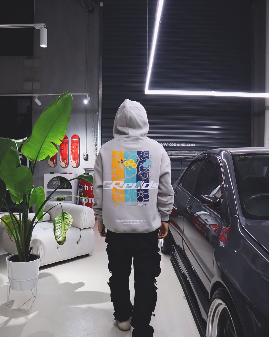 "GReddy" Collab Hoodie // NARDO GREY - KOKA Dept.