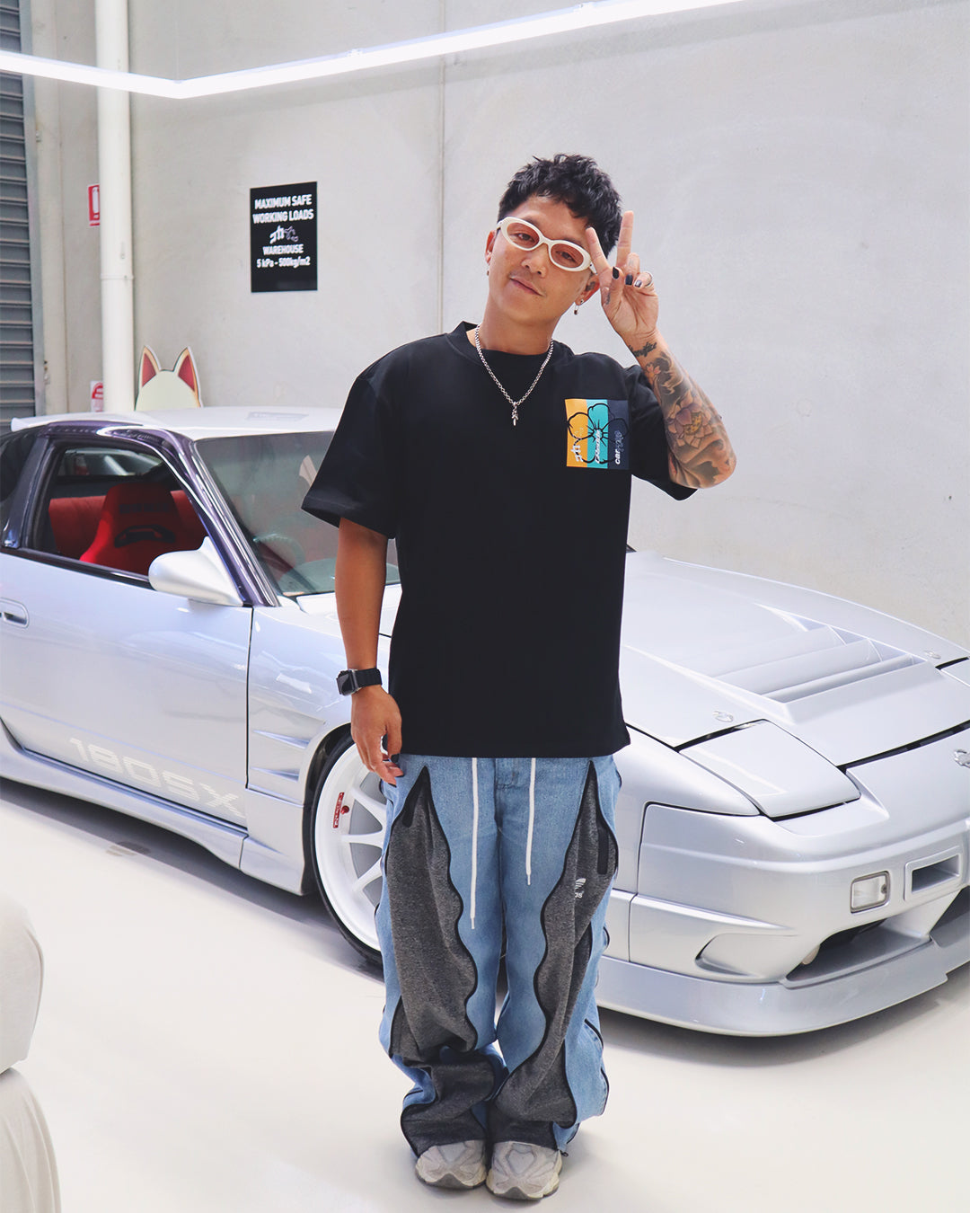 "GReddy" Collab T Shirt // Black