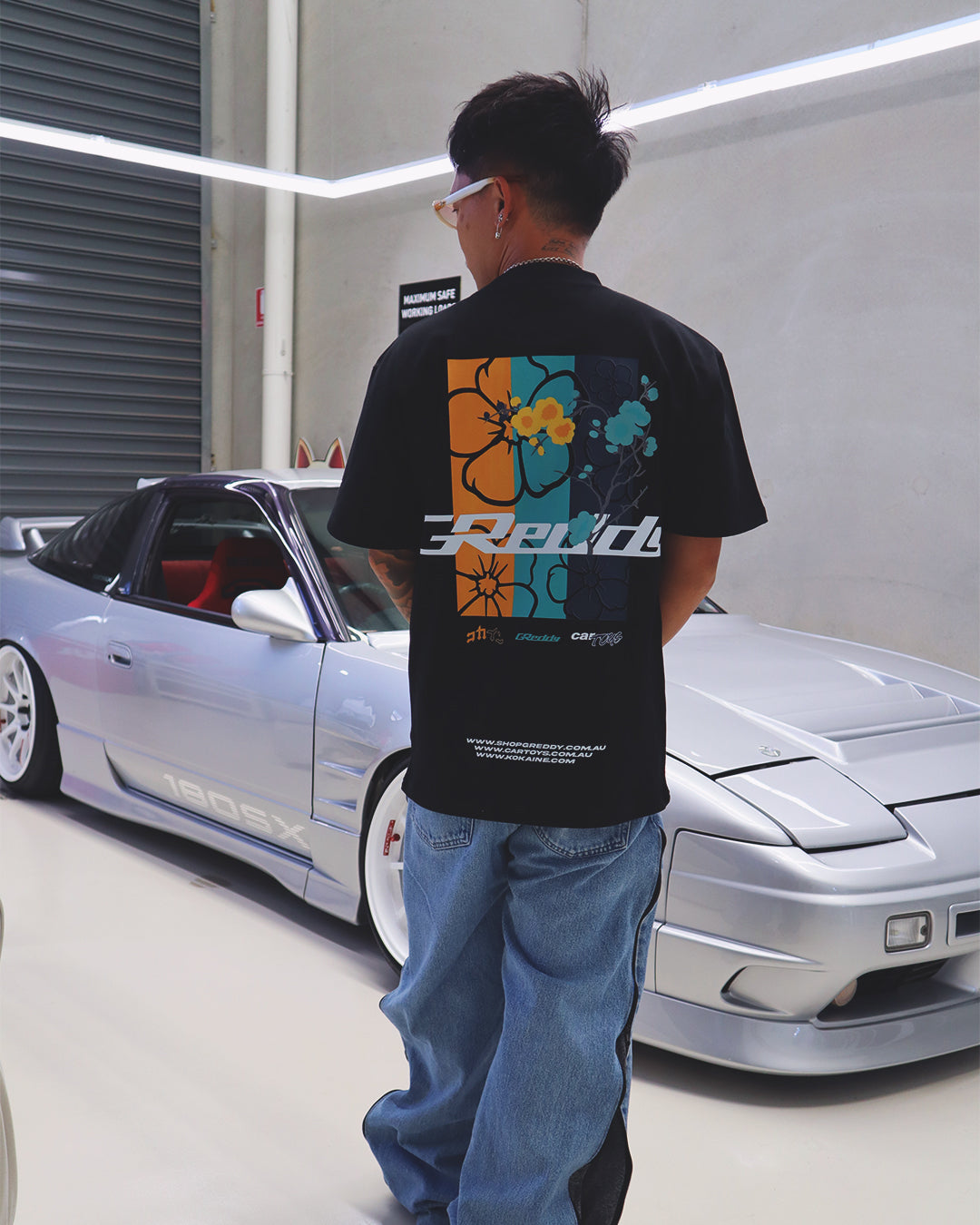 "GReddy" Collab T Shirt // Black