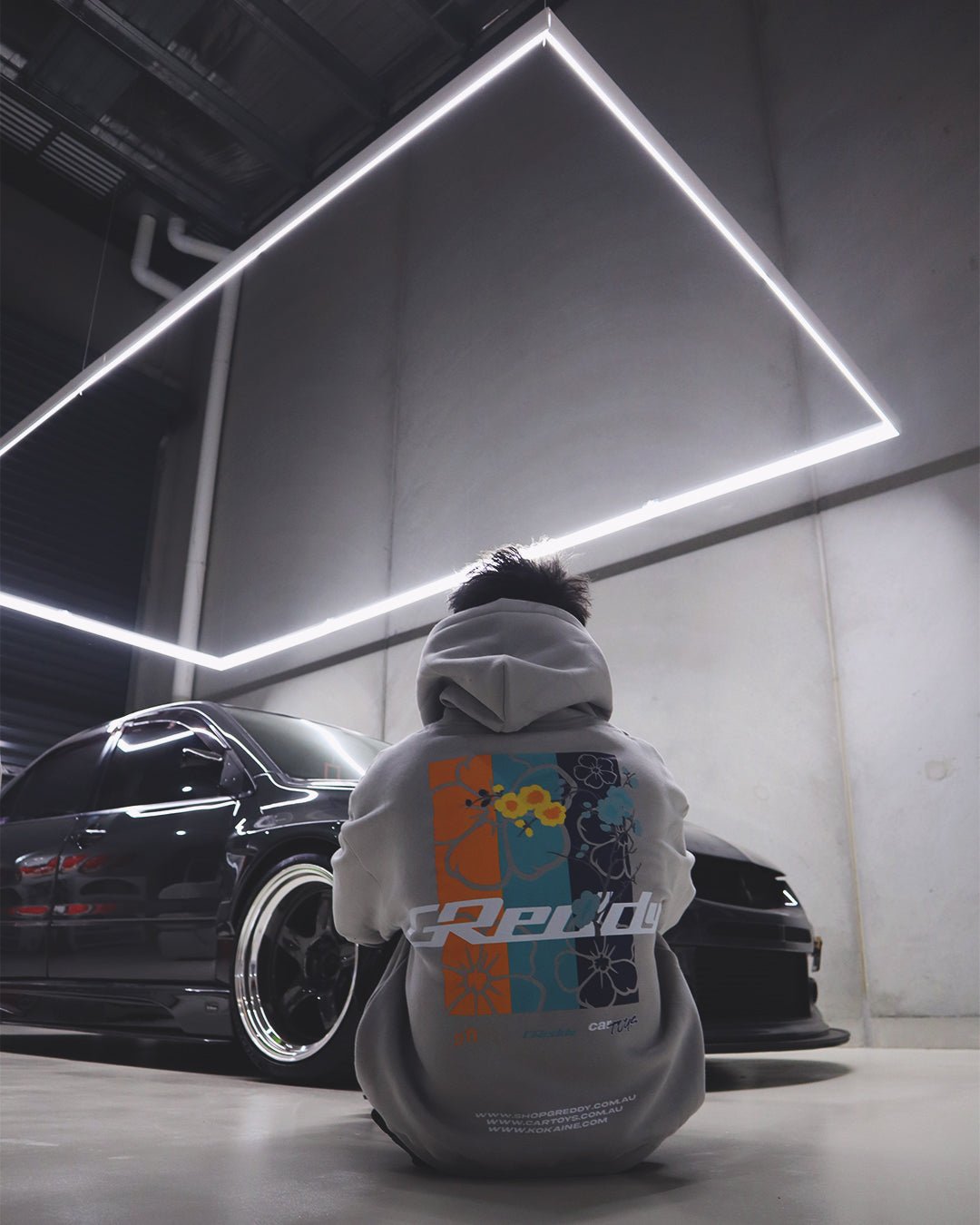 "GReddy" Collab Hoodie // NARDO GREY - KOKA Dept.