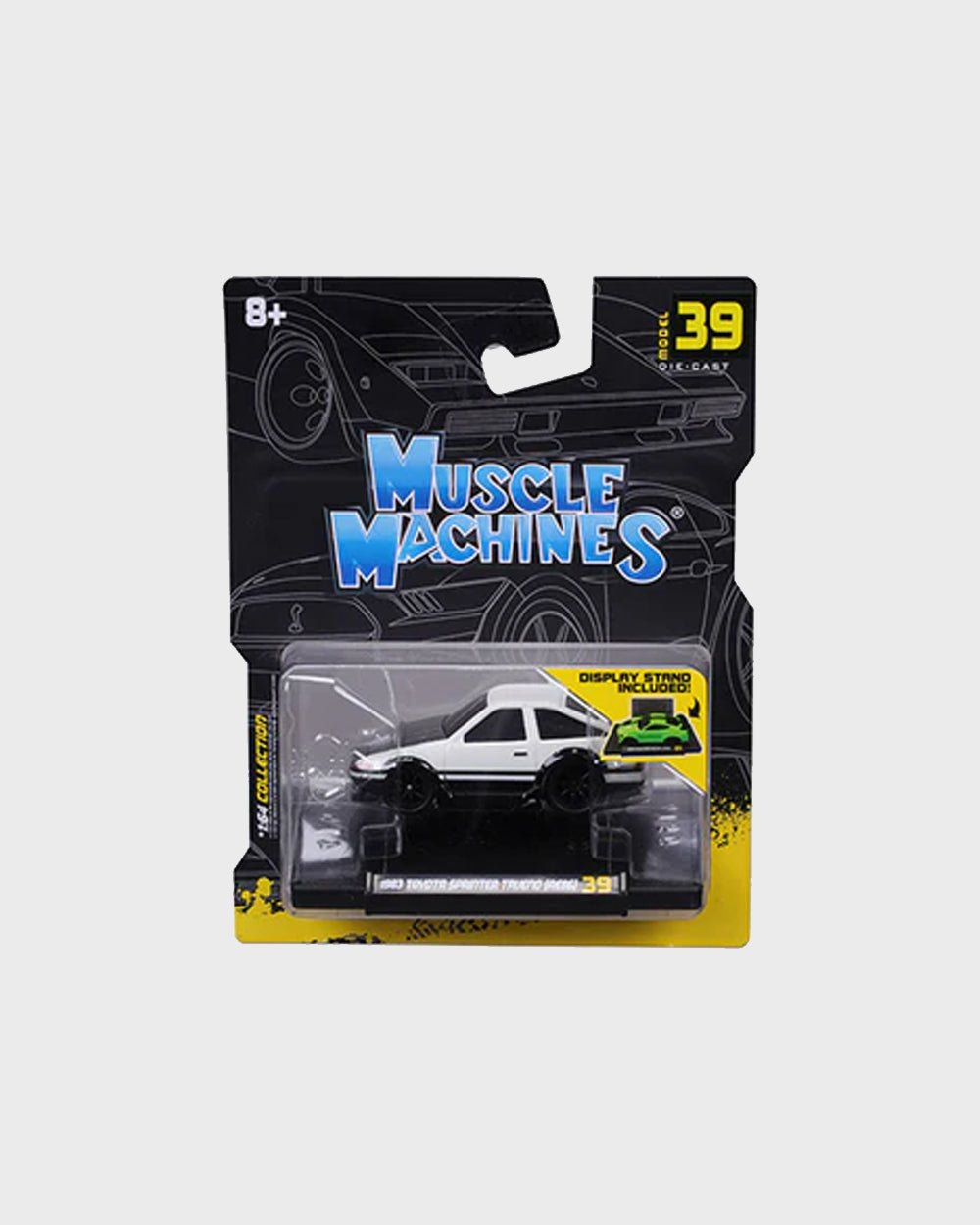 Muscle Machines 1:64 1983 - 85 Toyota Sprinter Trueno (AE86) Limited Edition – White - KOKA Dept.