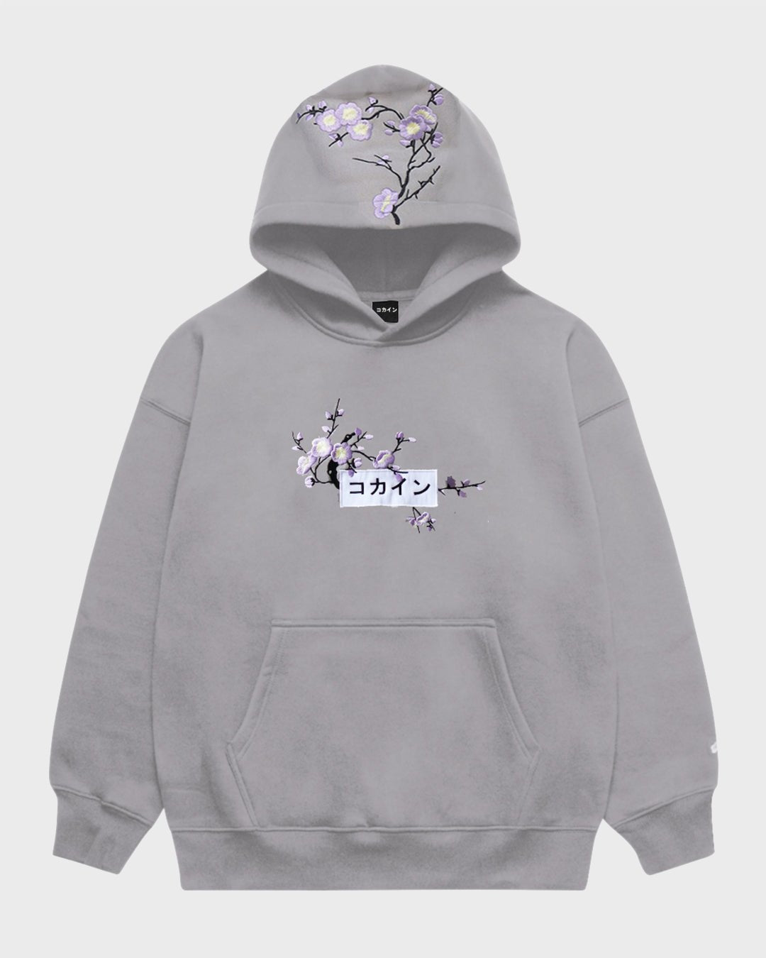 Nardo Grey / Purple & Yellow Blossom //// Hoodie - KOKA Dept.