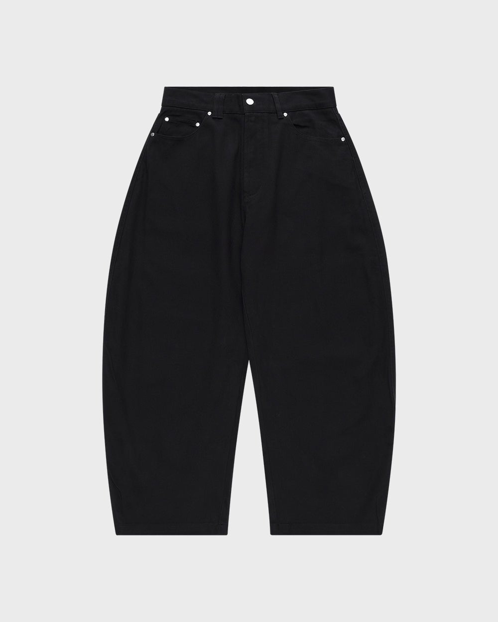 Barrel Leg Pants - Black - KOKA Dept.
