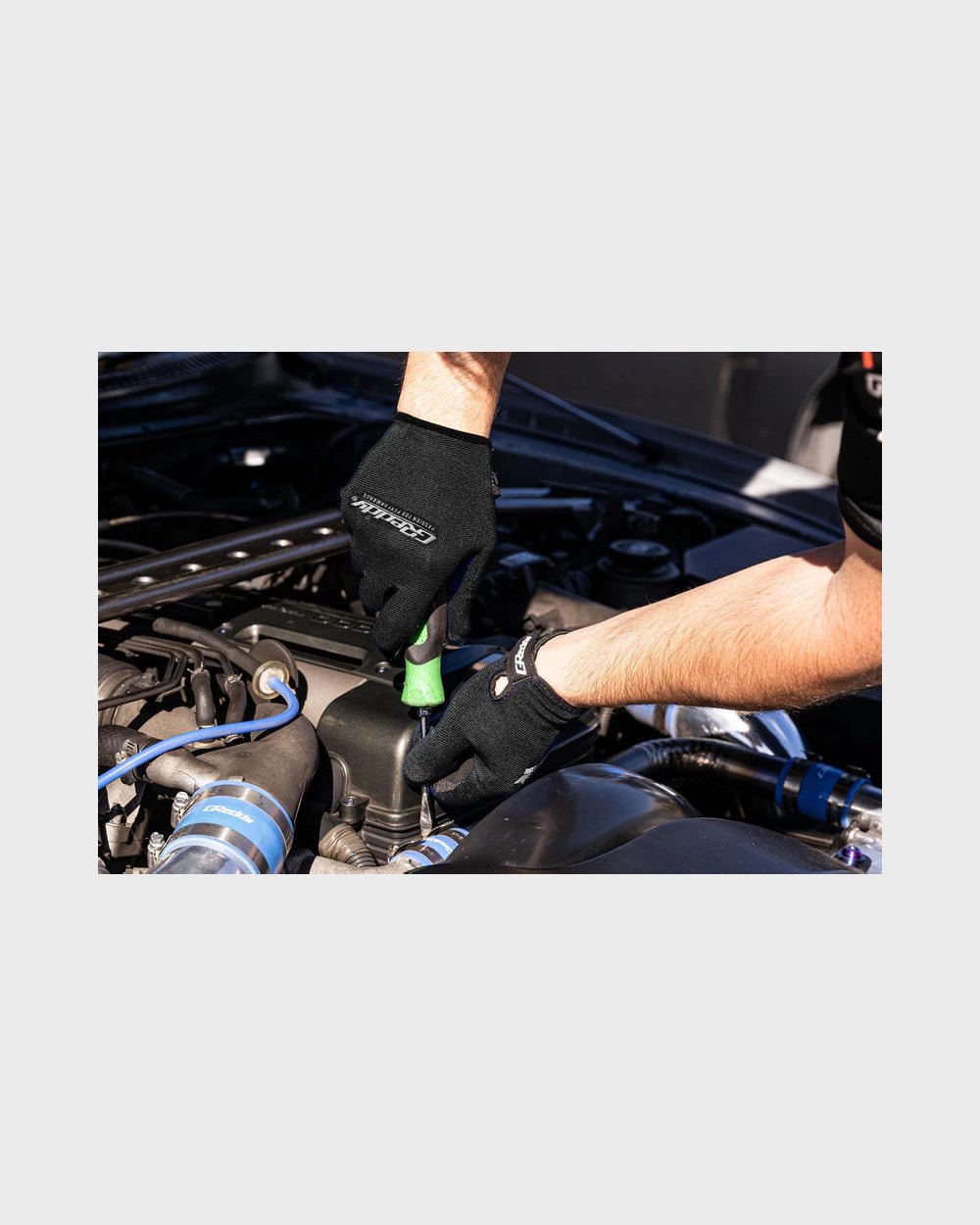 GReddy "Passion for Performance" Mechanic's Gloves - Black/Black - KOKA Dept.