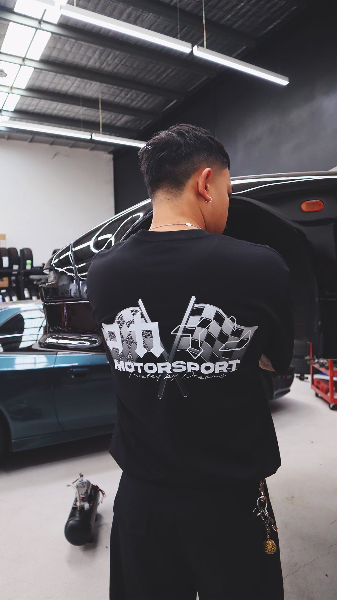 "Motorsport" T Shirt // Black - KOKA Dept.