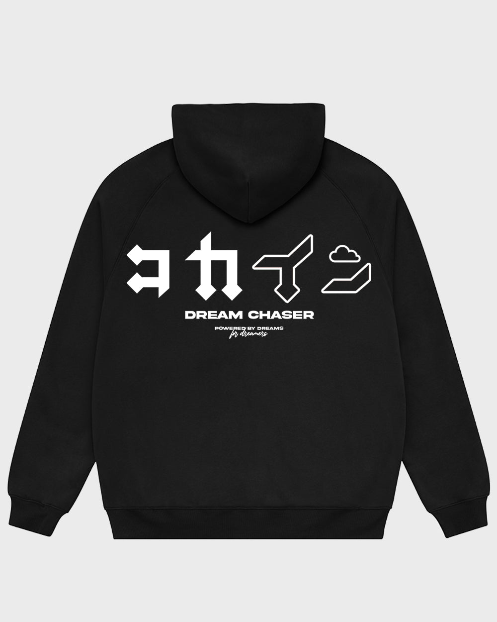 "Dream Chaser" Zip Up Hoodie // BLACK - KOKA Dept.