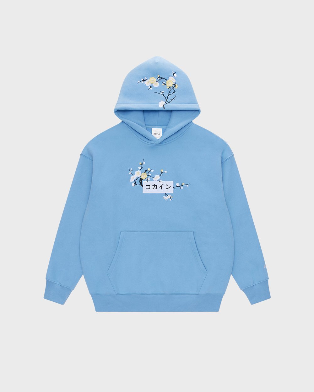 Blue / Yellow & White Blossom //// Hoodie - KOKA Dept.
