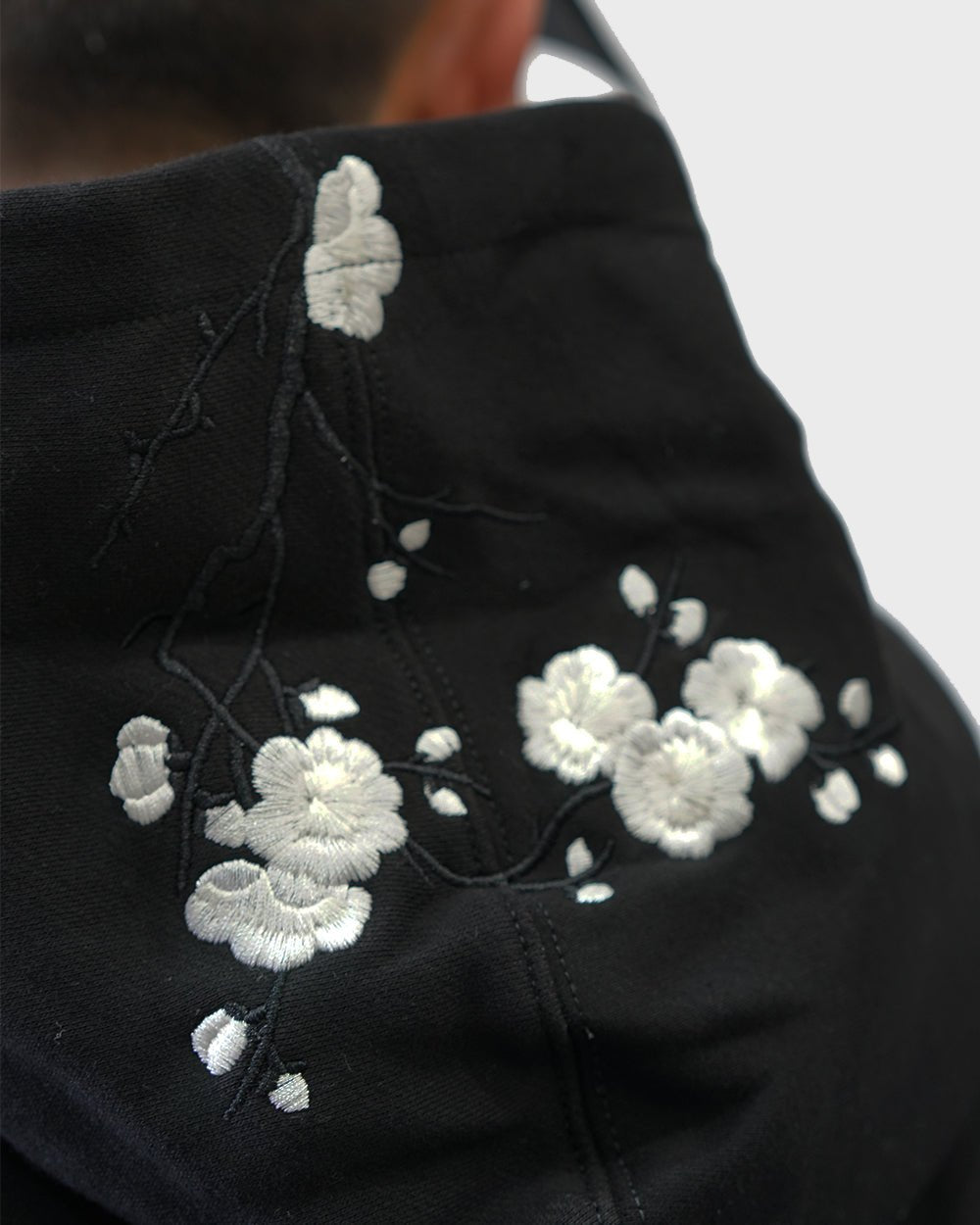 Black / White Blossom V1 //// Hoodie - KOKA Dept.