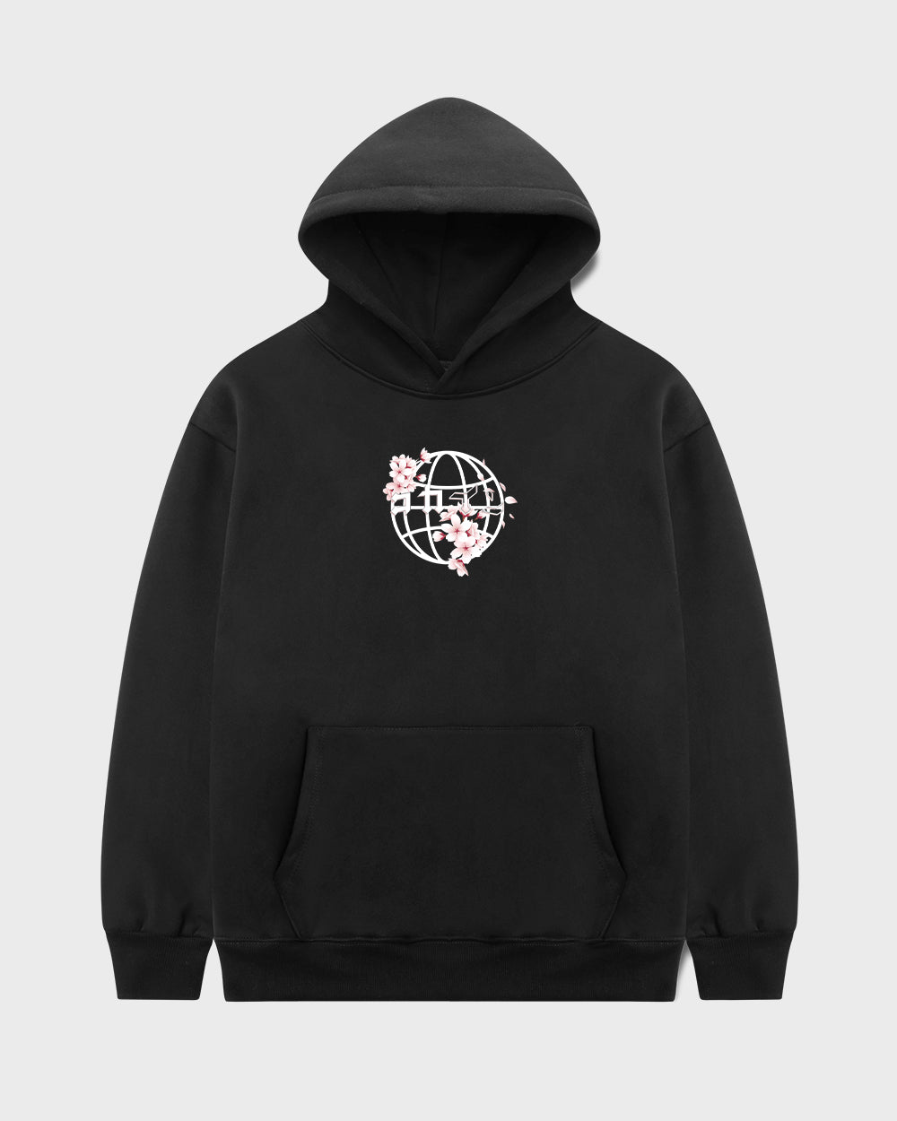 Blossom The World Hoodie // BLACK-2