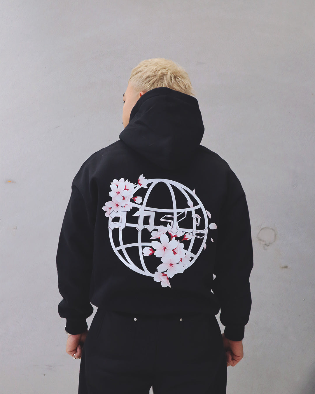 Blossom The World Hoodie // BLACK-7