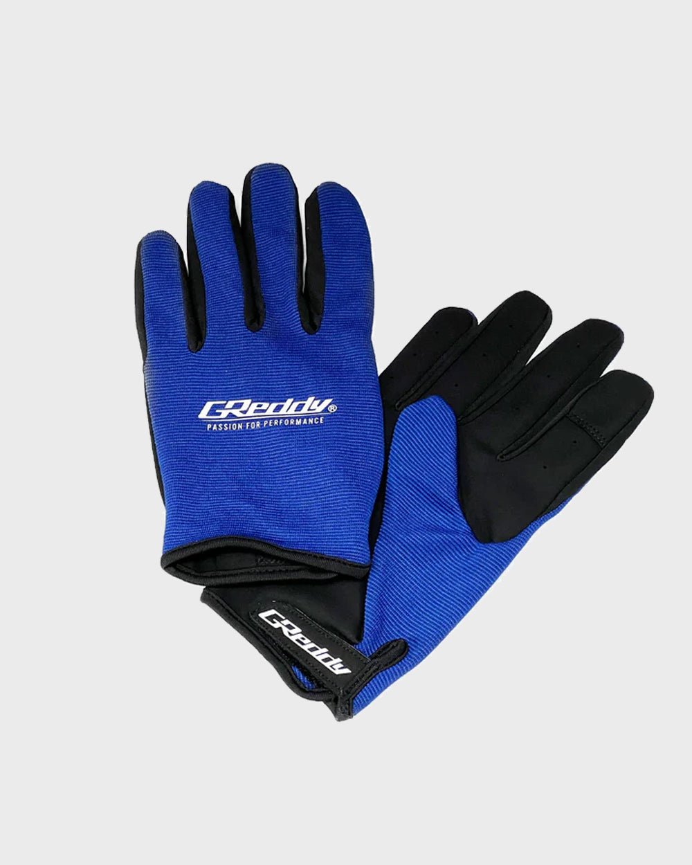 GReddy "Passion for Performance" Mechanic's Gloves - Blue/Black - KOKA Dept.
