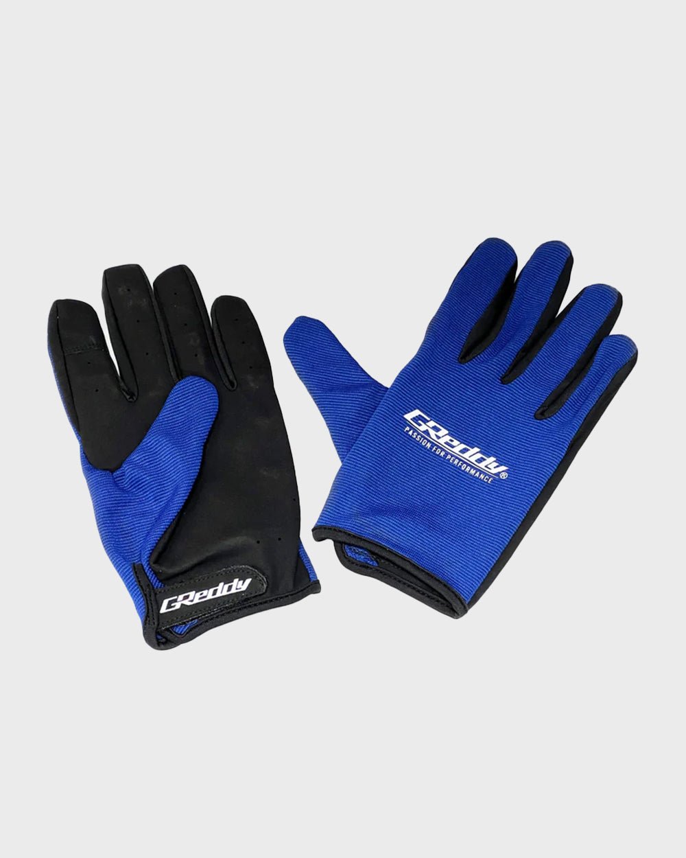 GReddy "Passion for Performance" Mechanic's Gloves - Blue/Black - KOKA Dept.