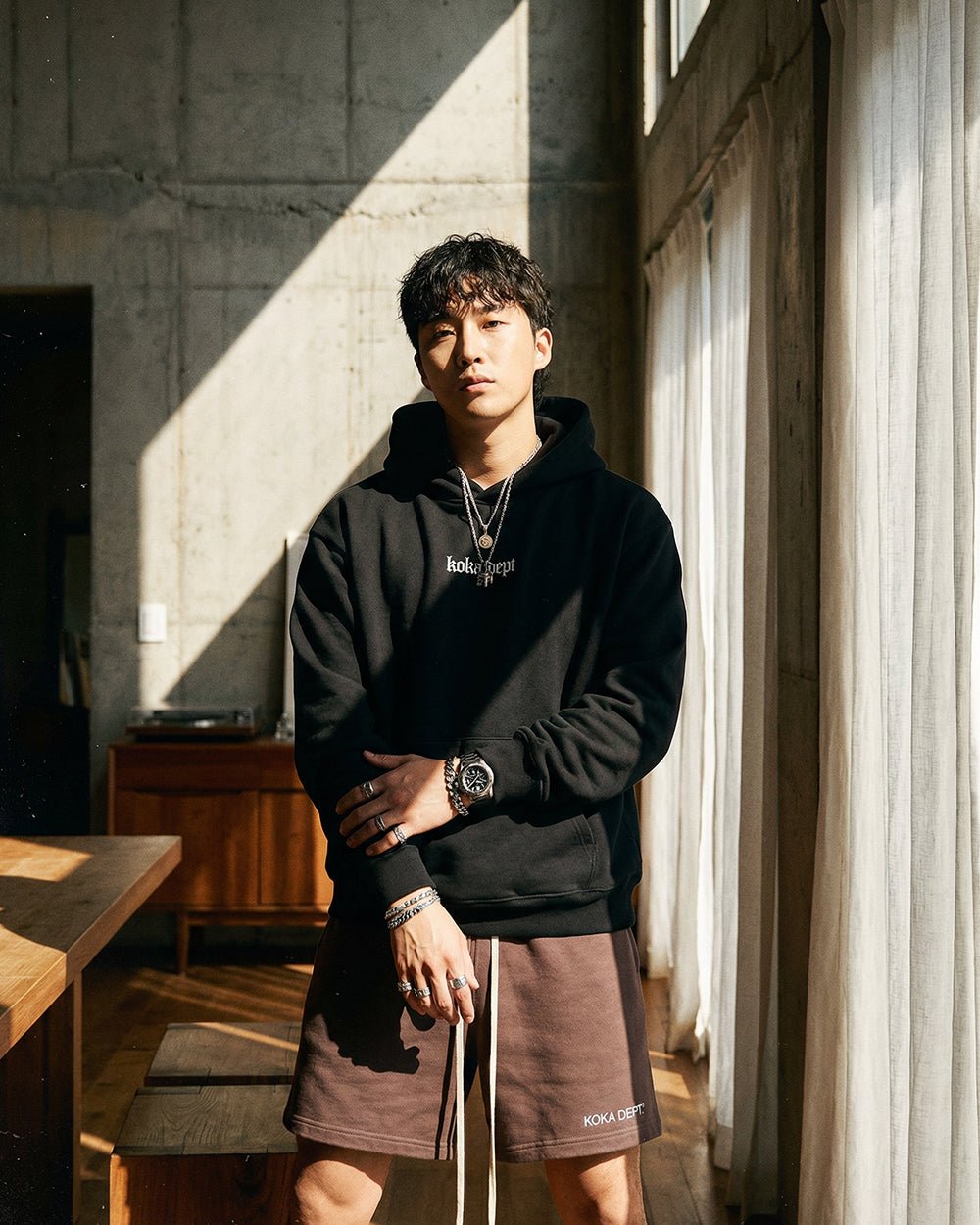Premium Logo Shorts // MOCHA - KOKA Dept.