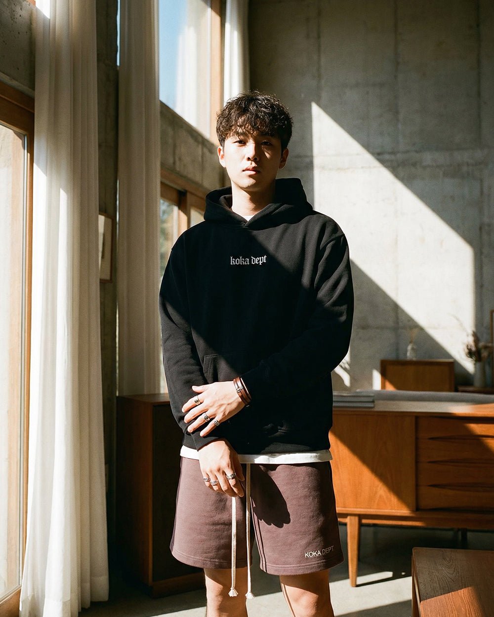 Premium Logo Shorts // MOCHA - KOKA Dept.