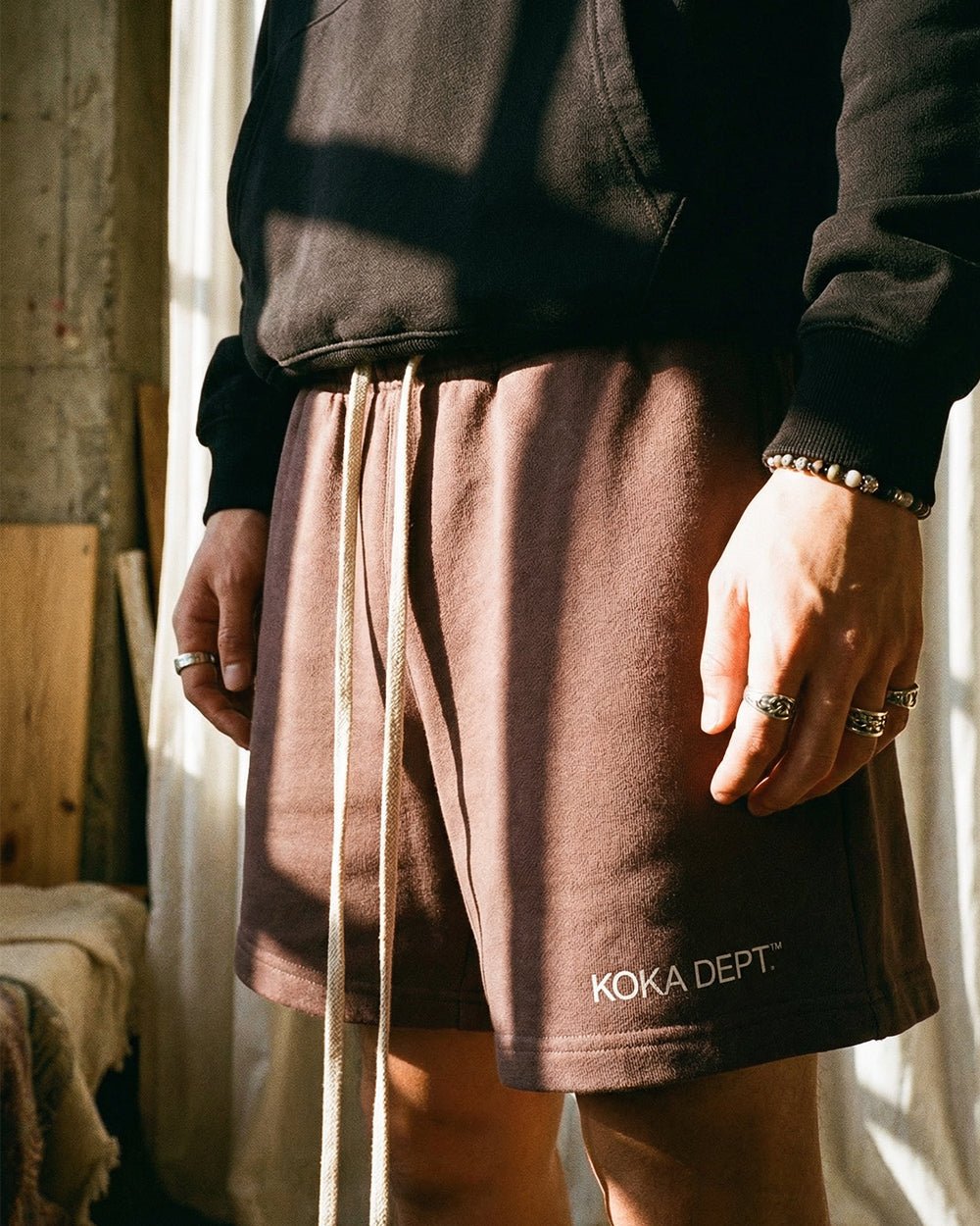 Premium Logo Shorts // MOCHA - KOKA Dept.