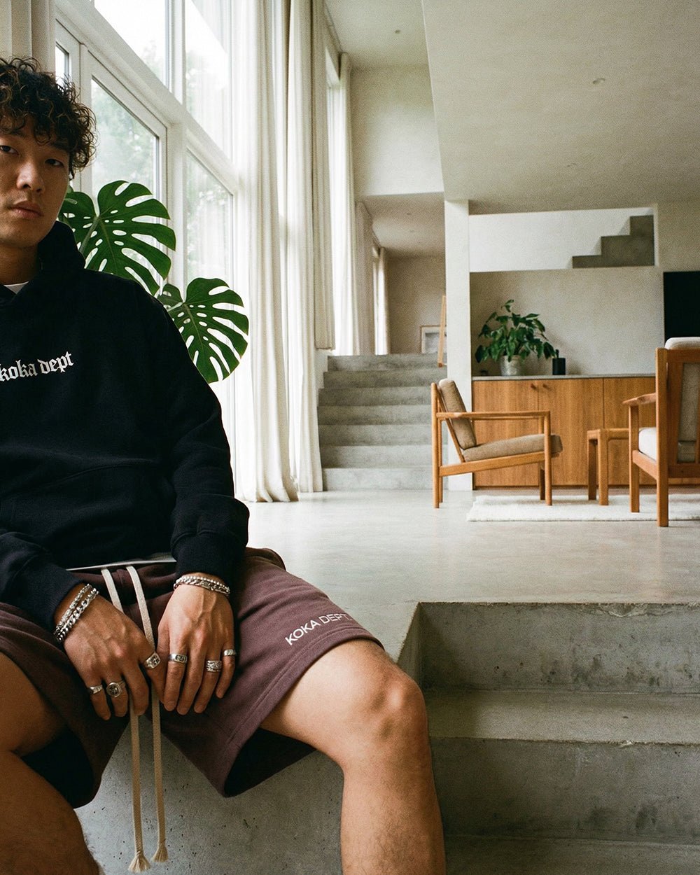Premium Logo Shorts // MOCHA - KOKA Dept.