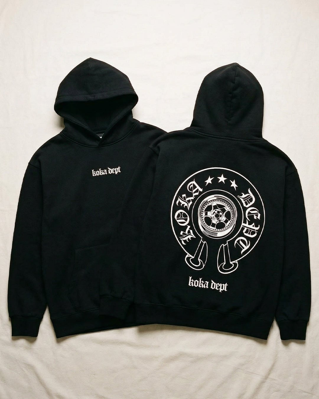Chrome Wheel Hoodie // - KOKA Dept.