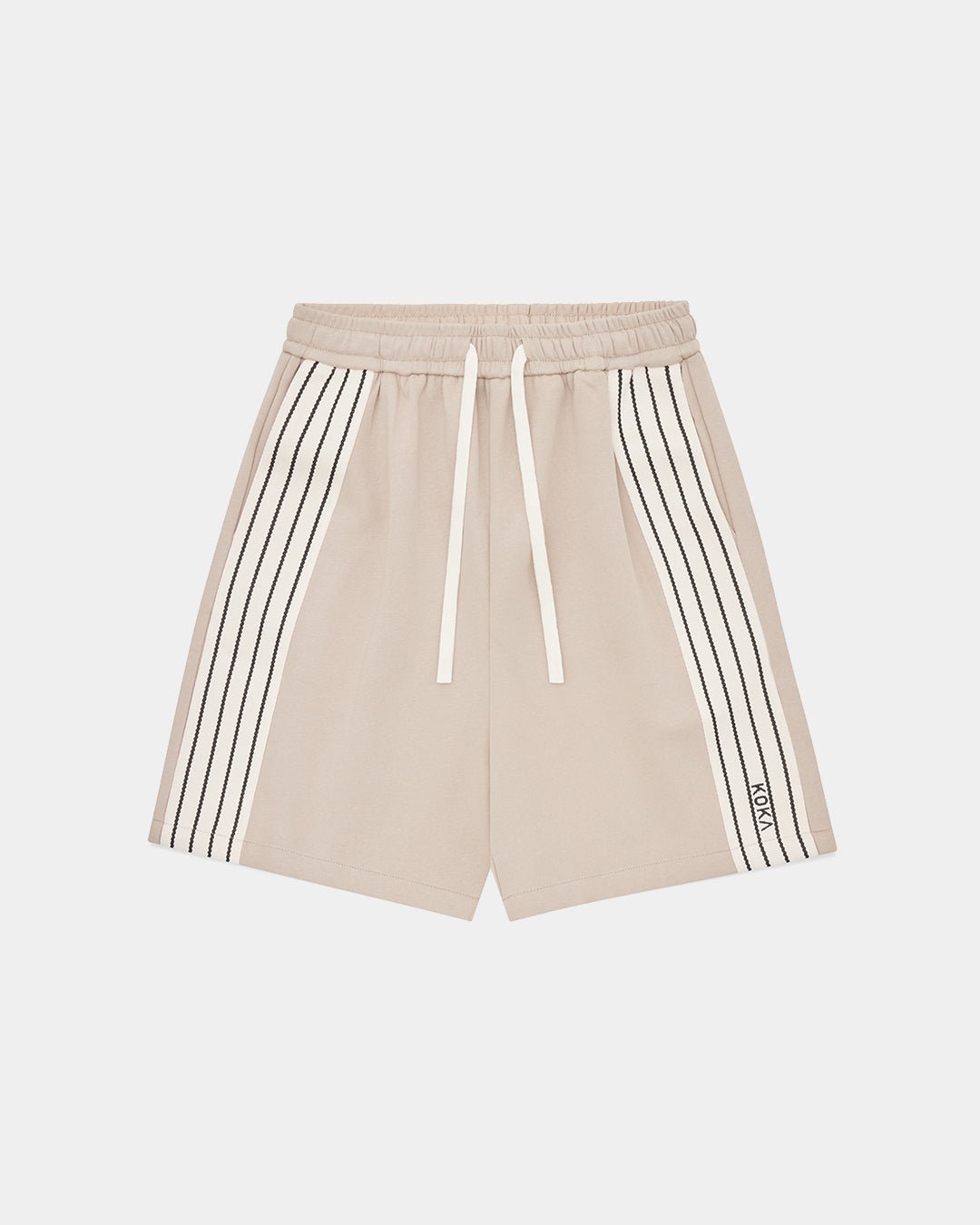 Premium Stripe Shorts // LATTE - KOKA Dept.