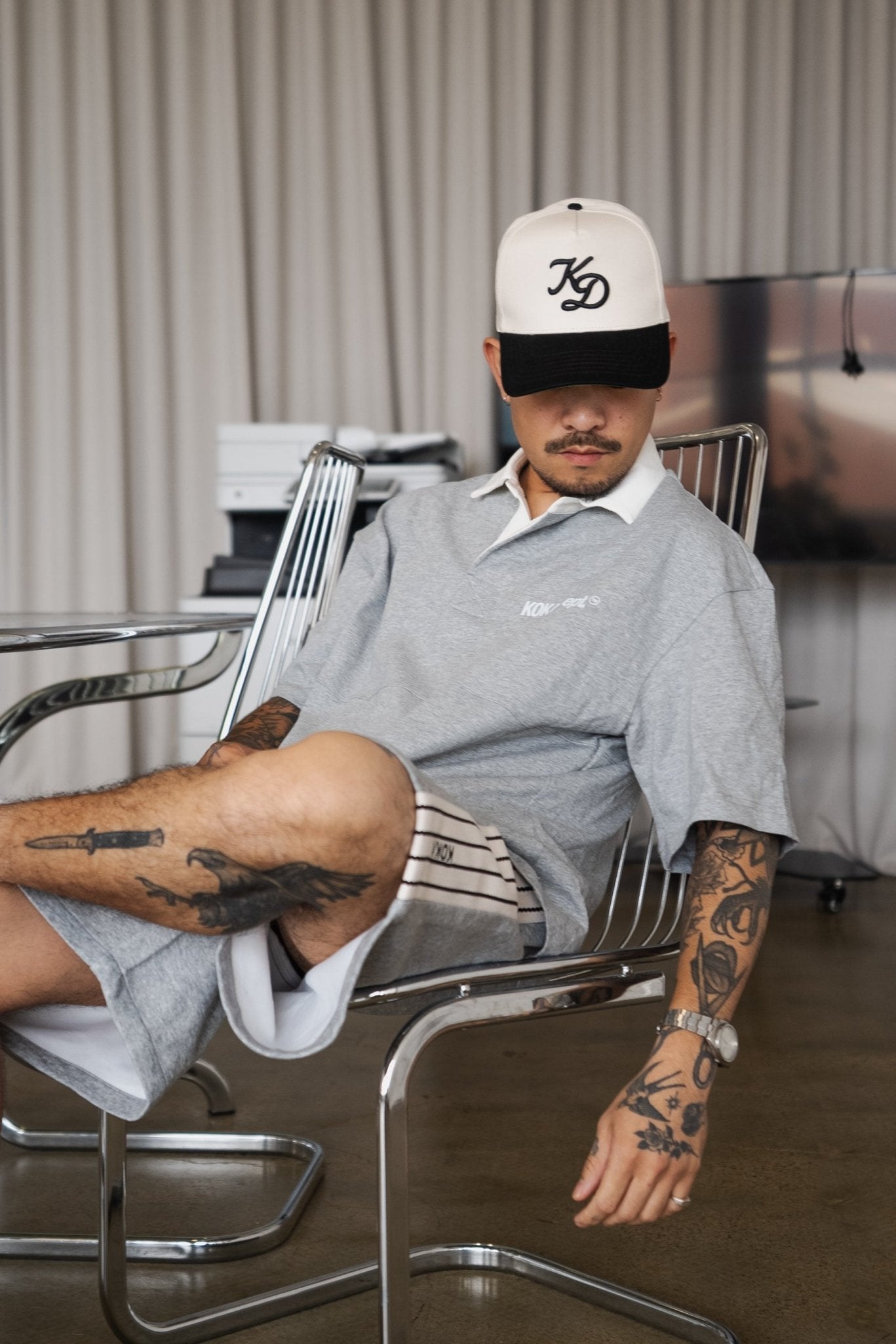 Premium Stripe Shorts // GREY - KOKA Dept.