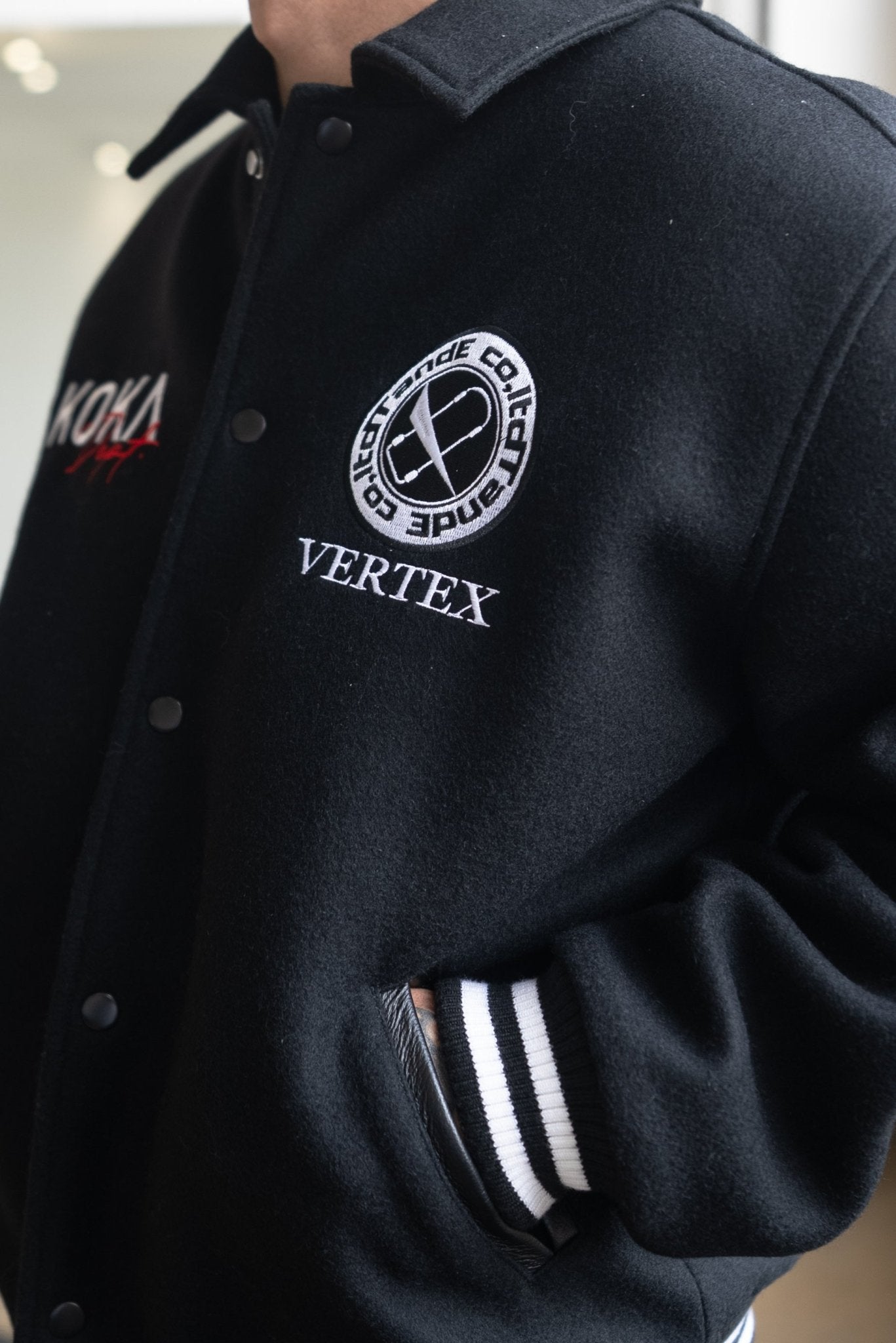 Vertex x KOKA Dept // Varsity Bomber Jacket - KOKA Dept.