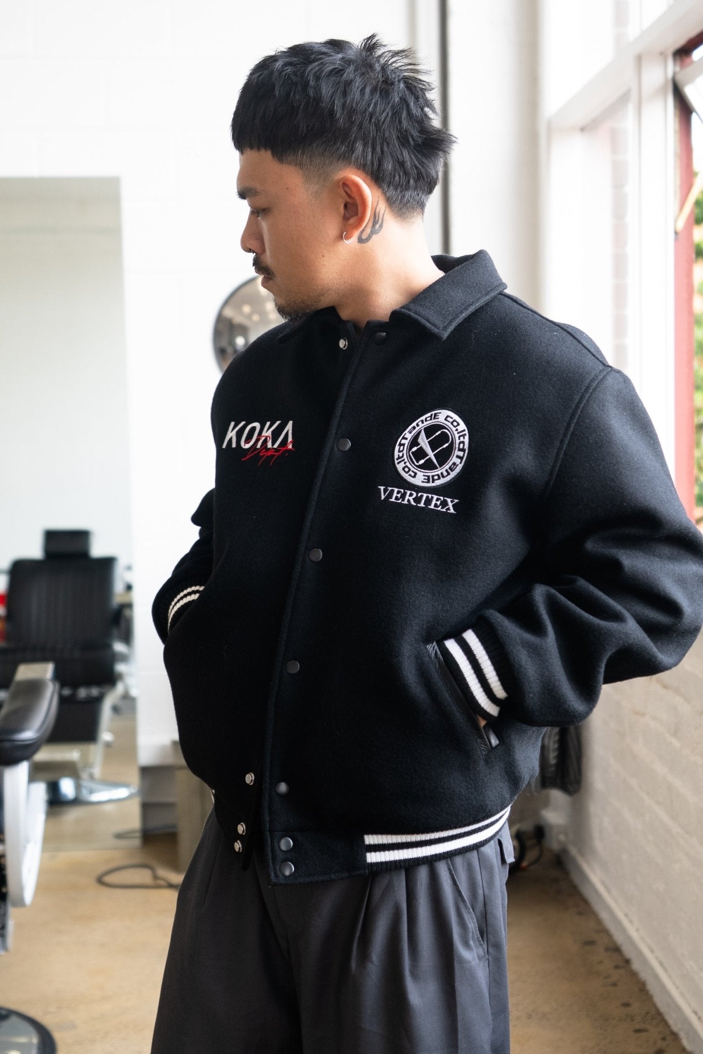 Vertex x KOKA Dept // Varsity Bomber Jacket - KOKA Dept.