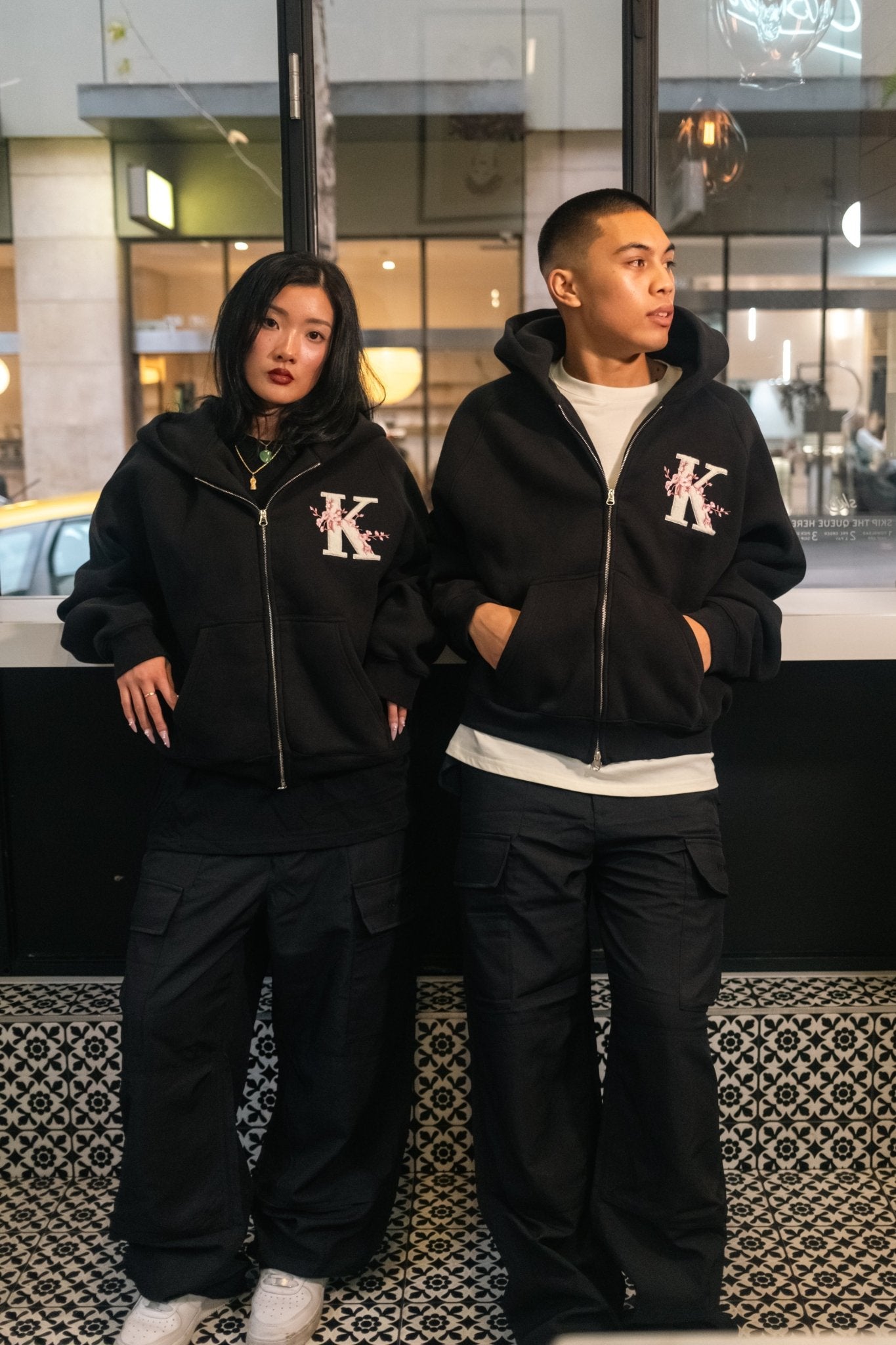 K Blossom Zip Hoodie — Chenille Embroidery | KOKA Dept.