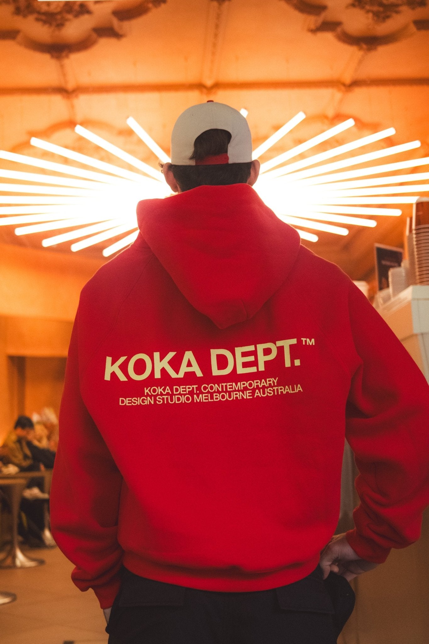 Core Zip Up Hoodie - Tonal Red - KOKA Dept.