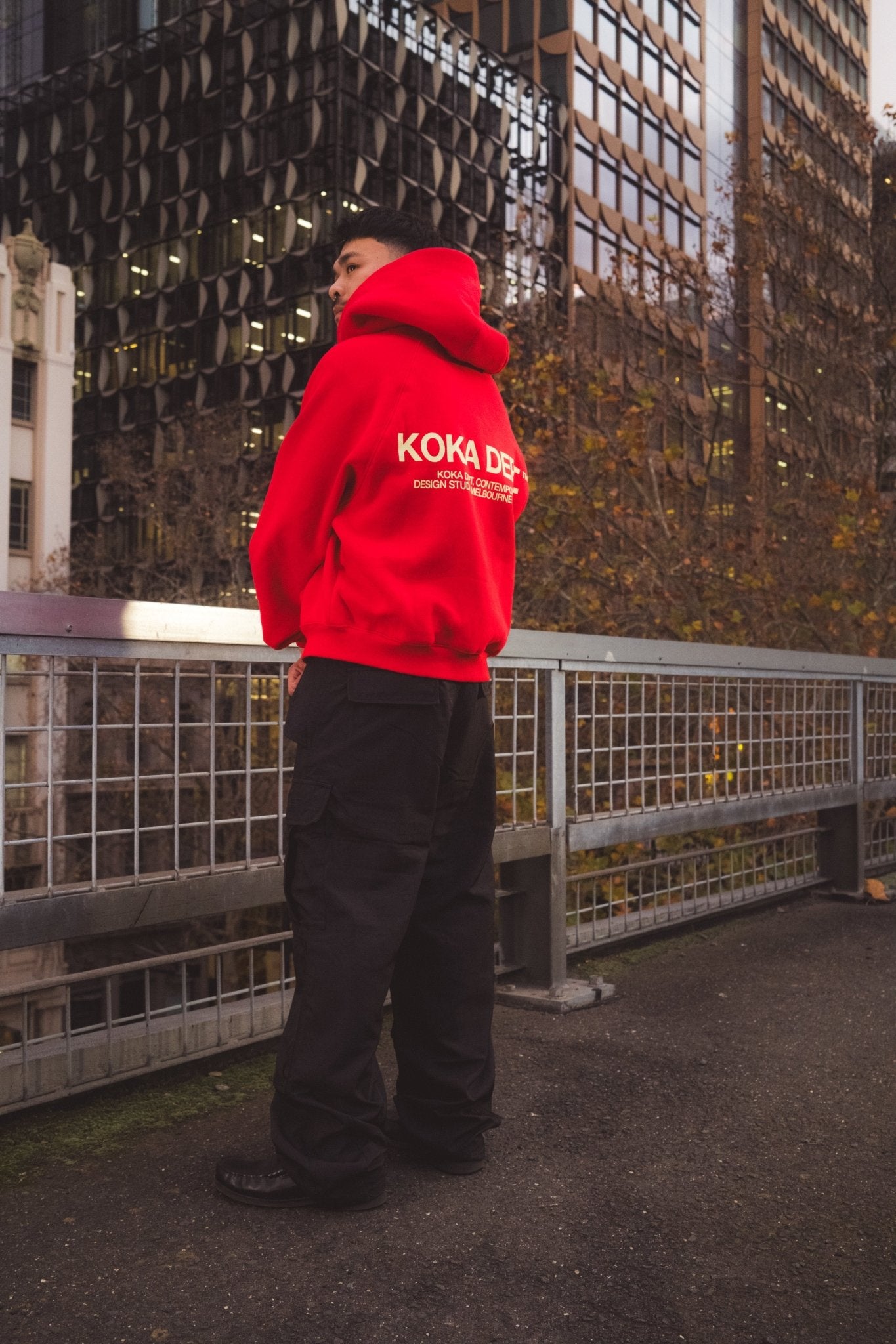 Core Zip Up Hoodie - Tonal Red - KOKA Dept.