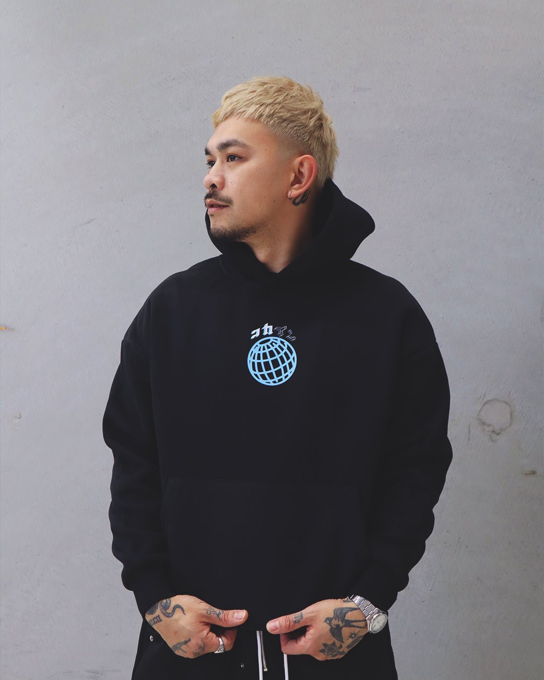 "Dream Chaser" WORLD Hoodie // BLACK - KOKA Dept.