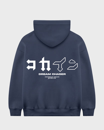 "Dream Chaser" Hoodie // Navy Denim