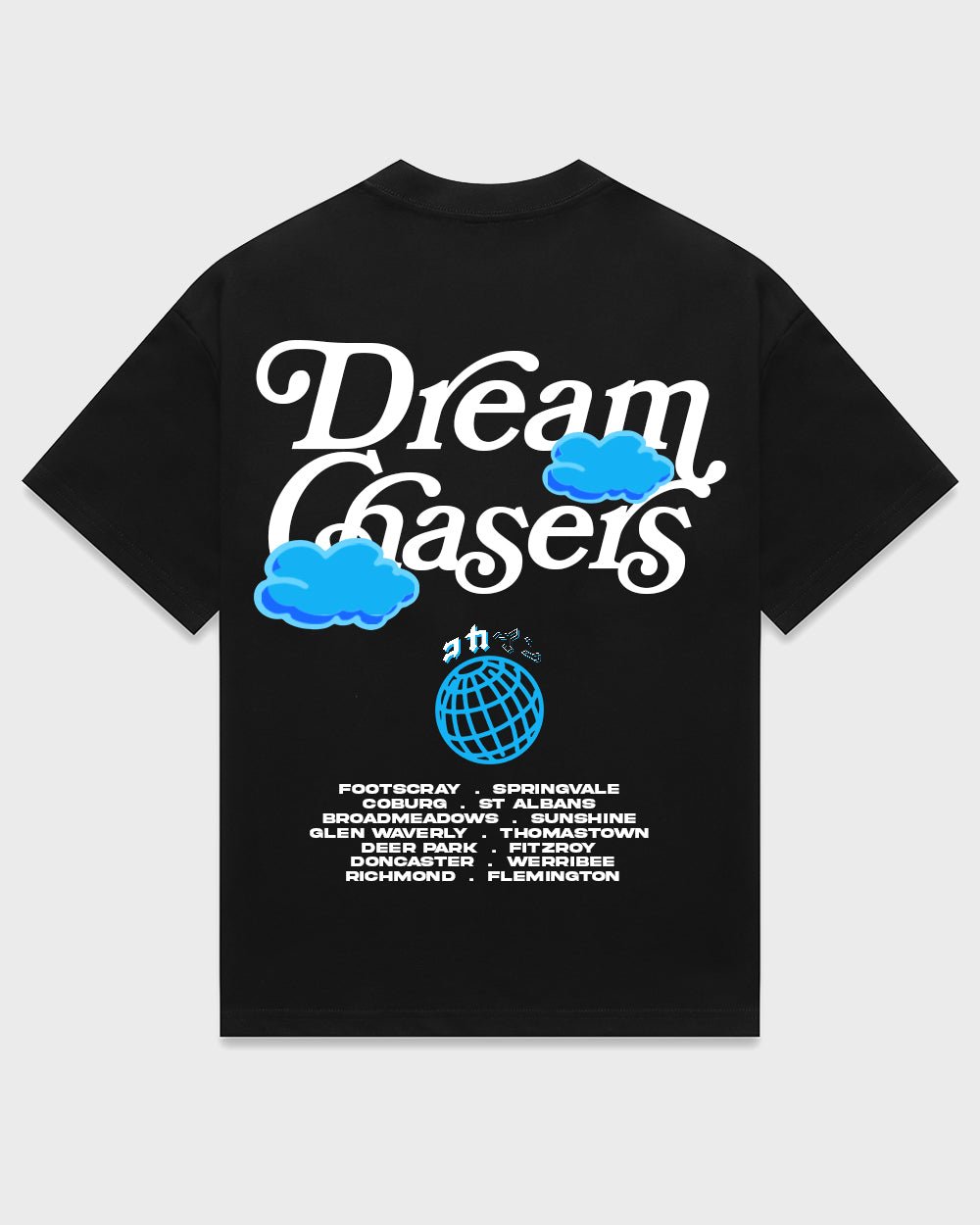 "Dream Chaser" WORLD T Shirt // Black - KOKA Dept.