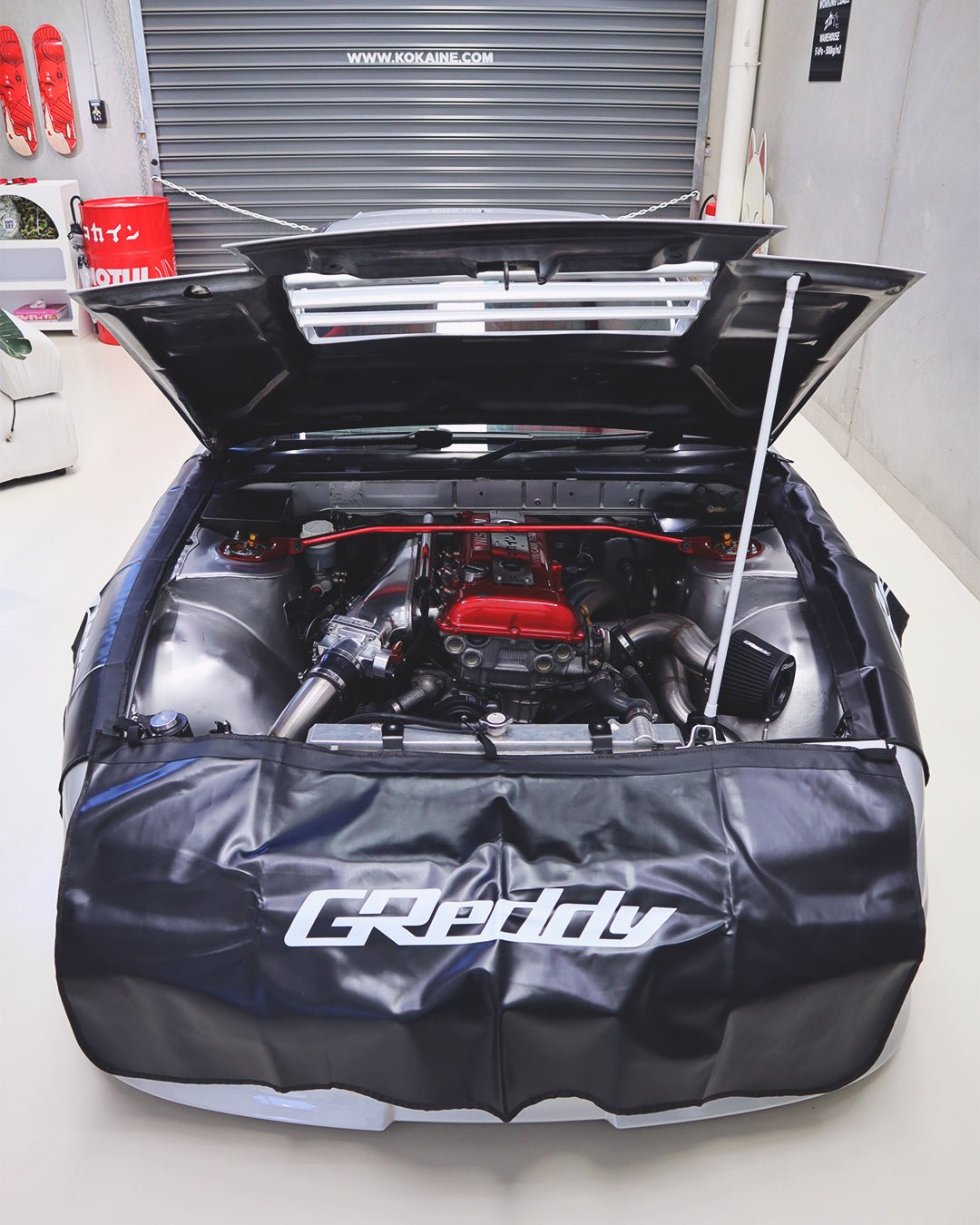 GReddy Front End Scratch Guard Set - Black - KOKA Dept.