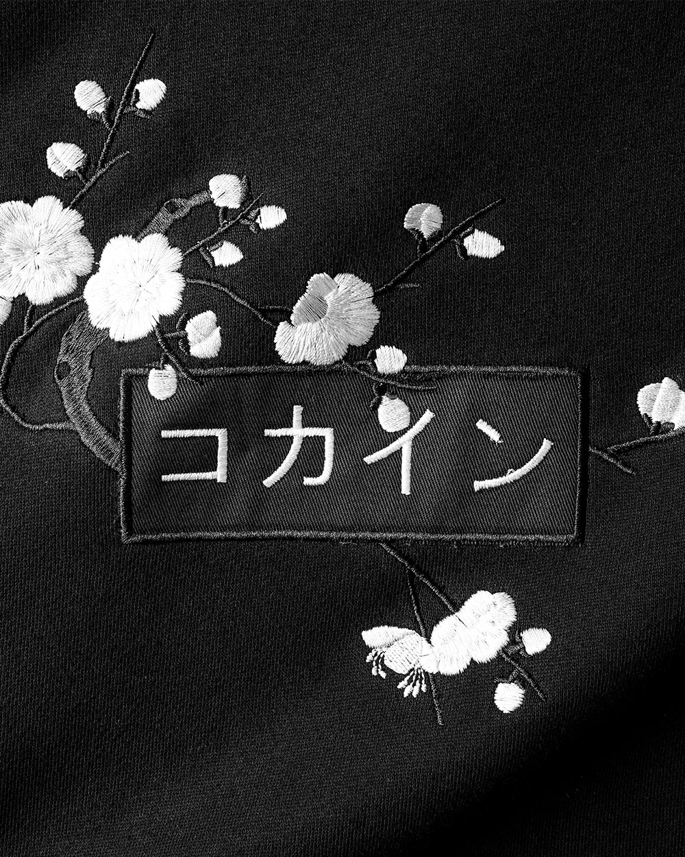 Black / White Blossom V1 //// Hoodie - KOKA Dept.
