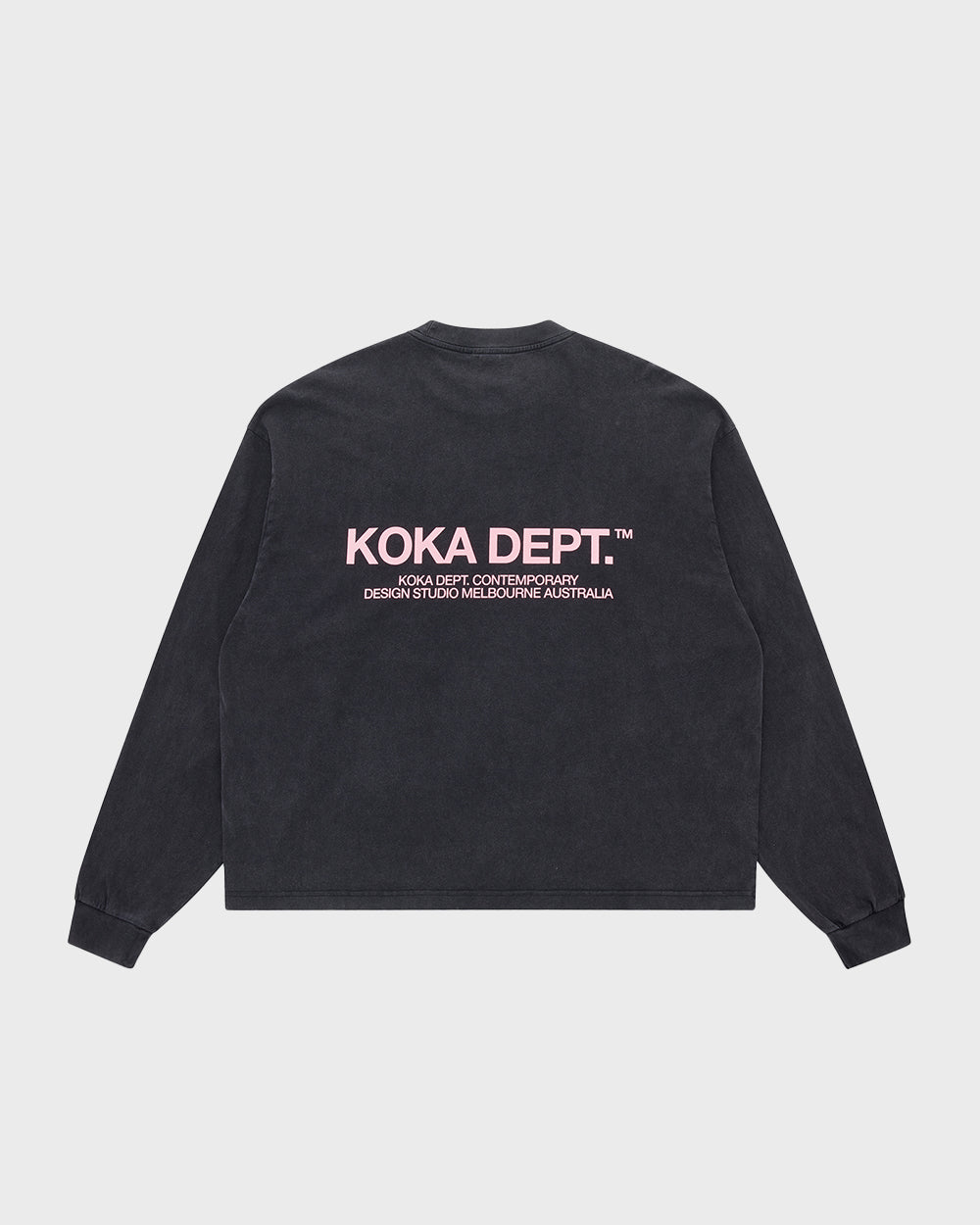 Core Washed Long Sleeve - Black - KOKA Dept.