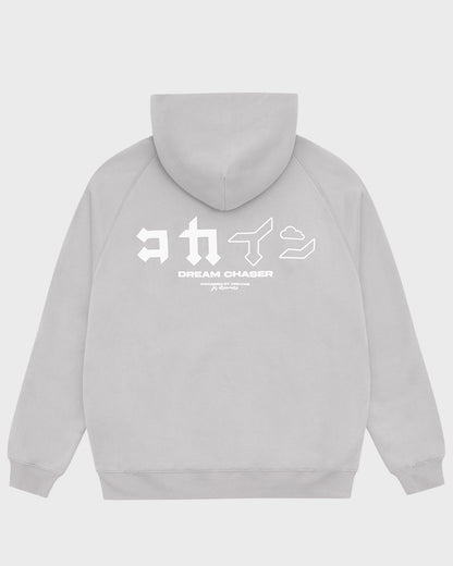 "Dream Chaser" Zip Up Hoodie // NARDO GREY
