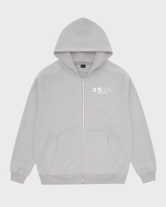 "Dream Chaser" Zip Up Hoodie // NARDO GREY