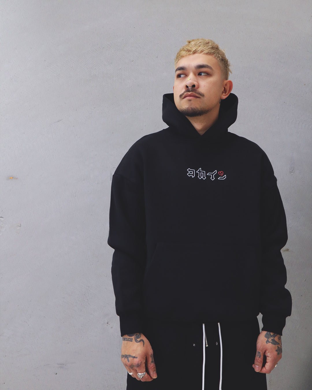 "Hanbun Hannya" Hoodie // BLACK - KOKA Dept.
